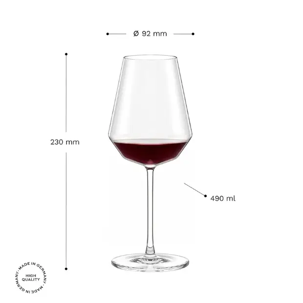 Stolzle Lausitz Celestia Red Wine Glasses - 490ml - Box of 6 by Stolzle