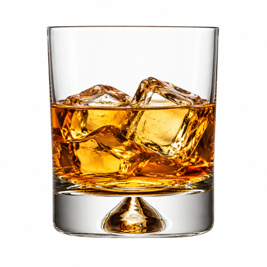 Krosno Dimple Base Whisky Tumbler - 260ml by Krosno