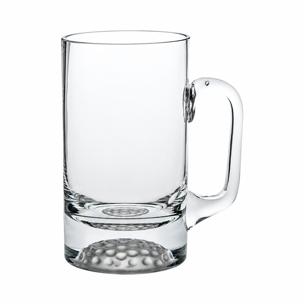 Gold Ball Glass Tankard - 268ml - 1/2 Pint by Krosno