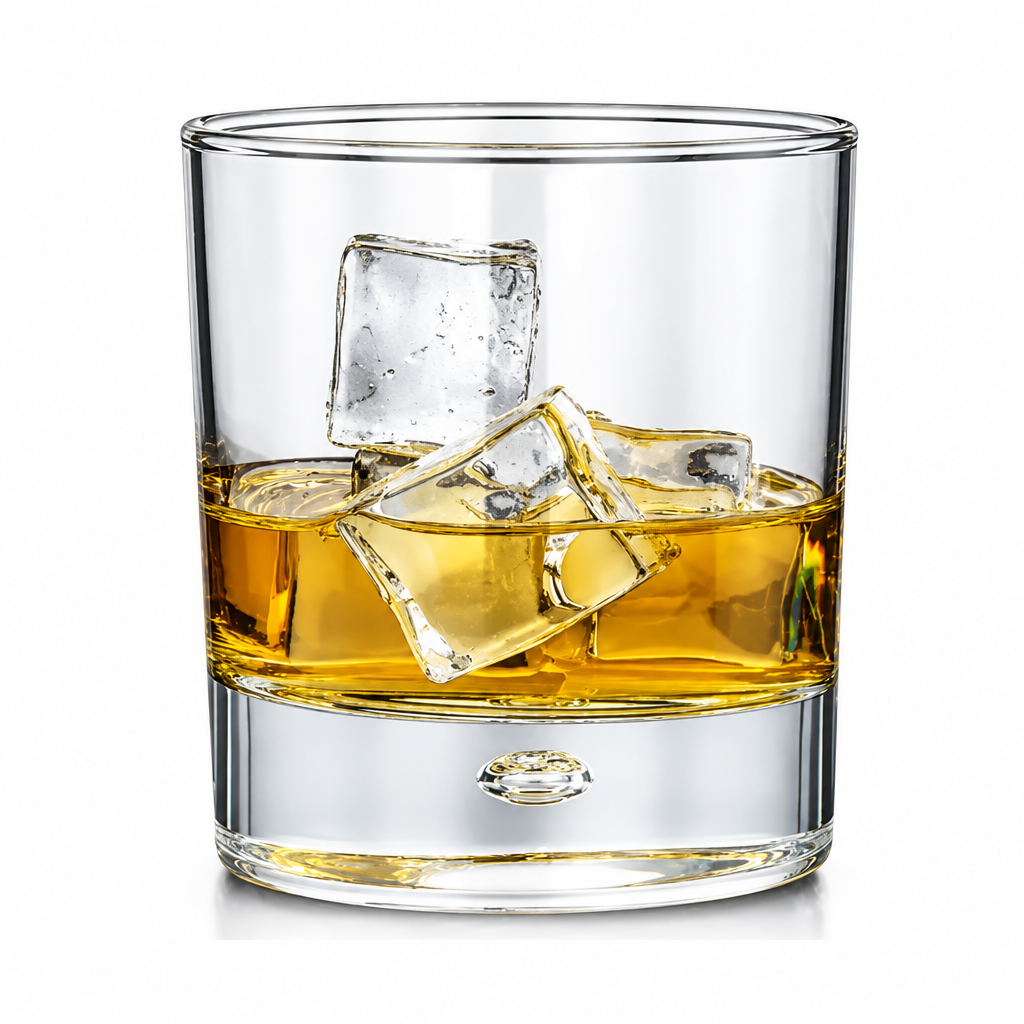 Bubble Based Whisky Tumbler - 330ml by Krosno