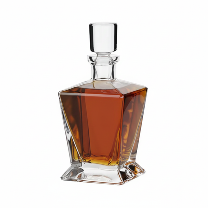 Krosno Handmade Square Glass Decanter - 750ml by Krosno