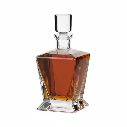 Krosno Handmade Square Glass Decanter - 750ml by Krosno