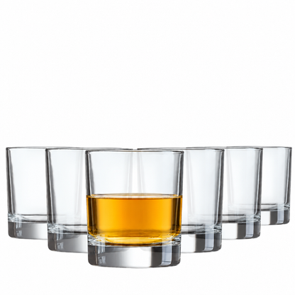 Krosno Straight Sided Whisky Tumblers - 290ml - Set of 6 by Krosno