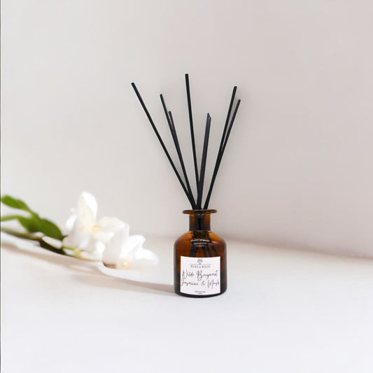 120ml Reed Diffuser - Wilde Bergamot. Jasmine & Musk