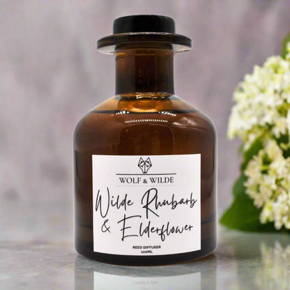 120ml Long Lasting Reed Diffuser - Wilde Rhubarb & Elderflower