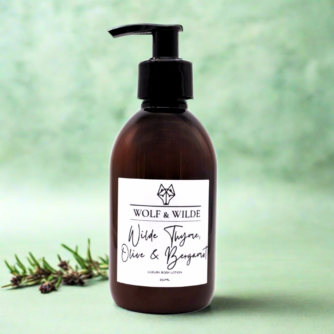 Luxury Body Lotion - Wilde Thyme, Olive & Bergamot - 250ml