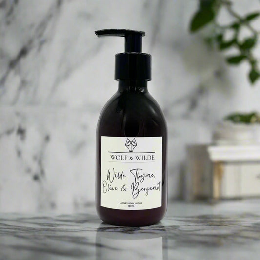 Luxury Body Lotion - Wilde Thyme, Olive & Bergamot - 250ml