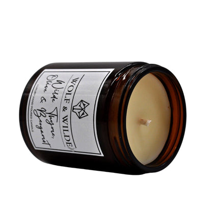 Luxury Scented Candle -  Wilde Thyme, Olive & Bergamot